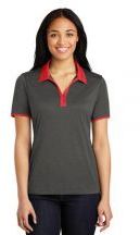 Sport-Tek® Ladies Heather Contender Contrast Polo